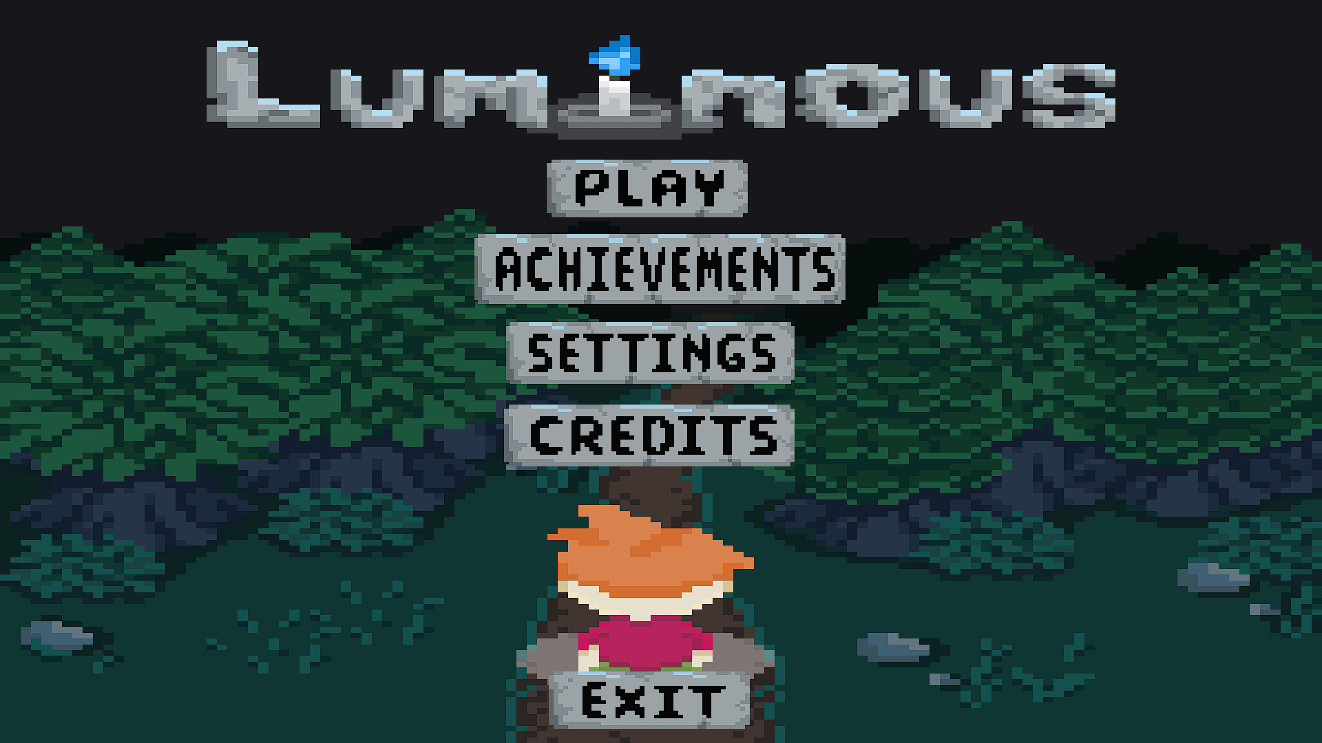 Luminous - title screen